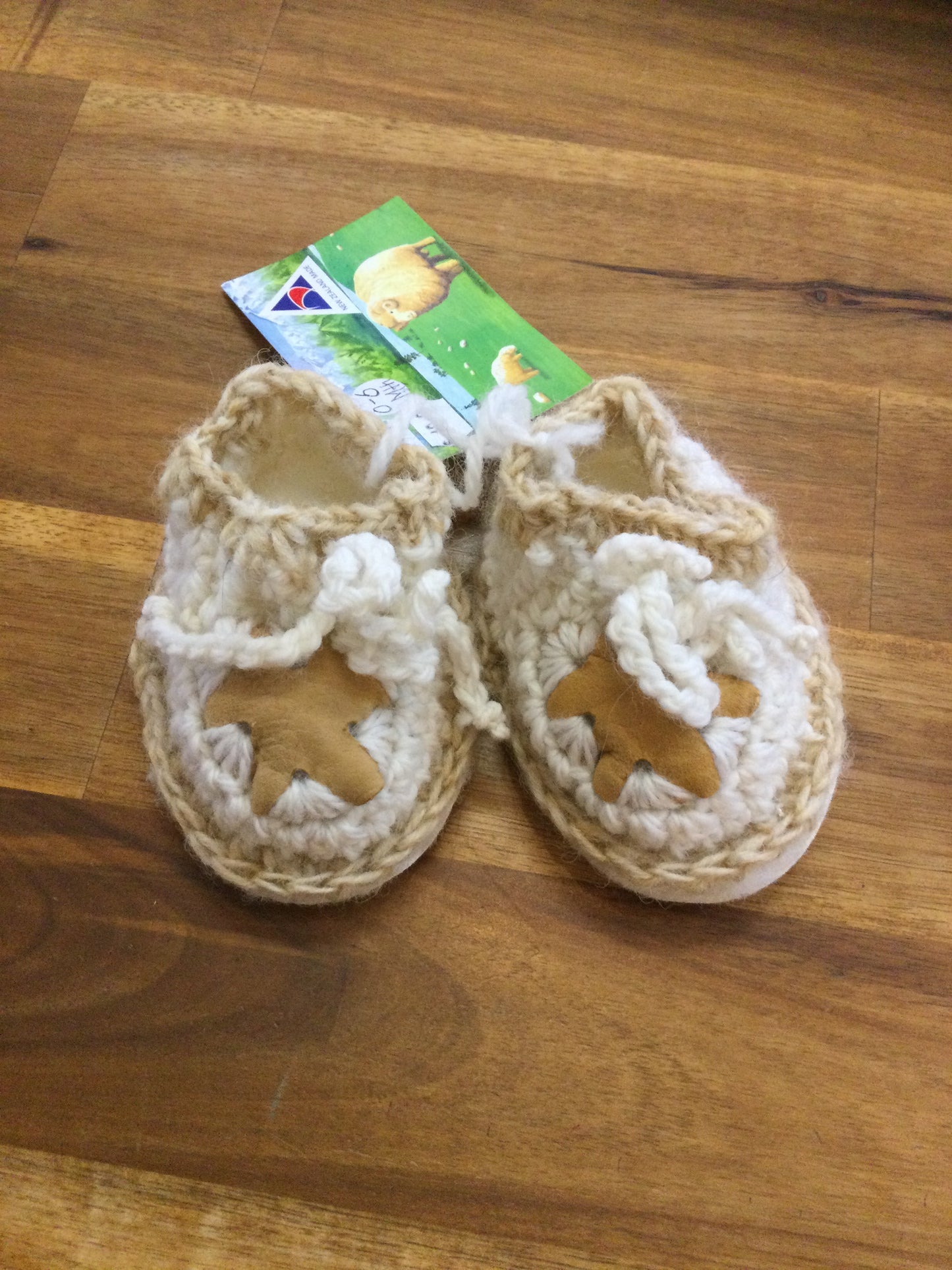 Crocheted Baby Slippers