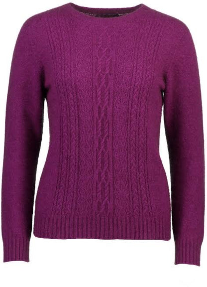 Lace Detail Crew Neck Jumper
