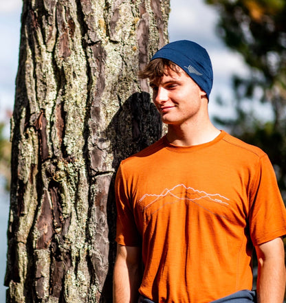 Merino Silver Fern Beanie
