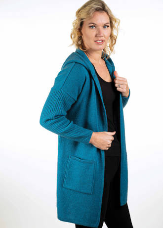 Hooded Longline Cardigan