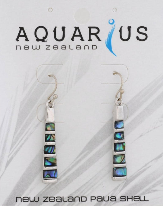 Paua Lines Drop Earrings
