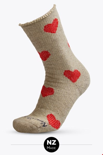 Possum Heart Socks
