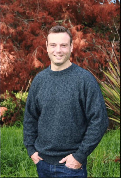 Crew Neck Purl Jumper