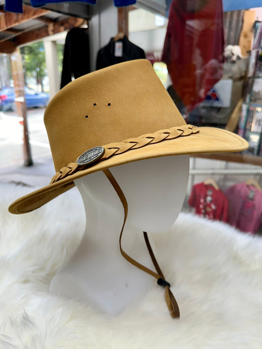Leather Bush Hat