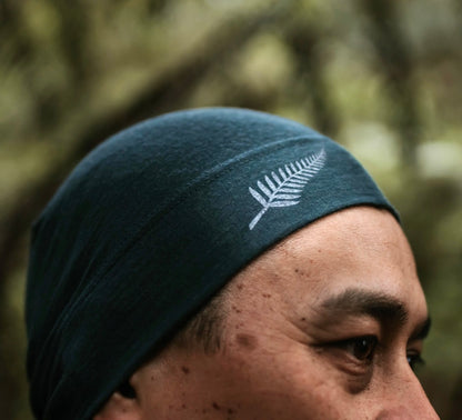 Merino Silver Fern Beanie