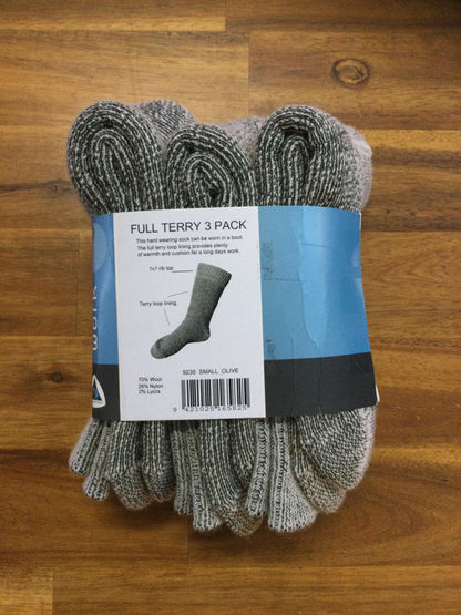 Full Terry Sock 3 Pack