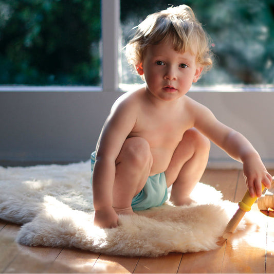 Longwool Lambskin Baby Comforter