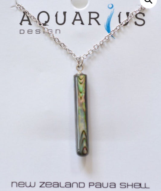 Paua Cylinder Pendant