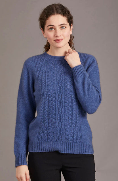 Lace Detail Crew Neck Jumper