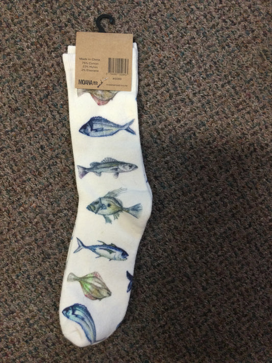Vintage Fish Socks