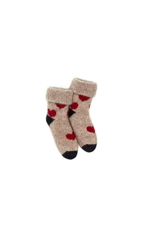 Baby Possum Heart Sock