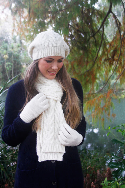 Alpaca Cable Beanie