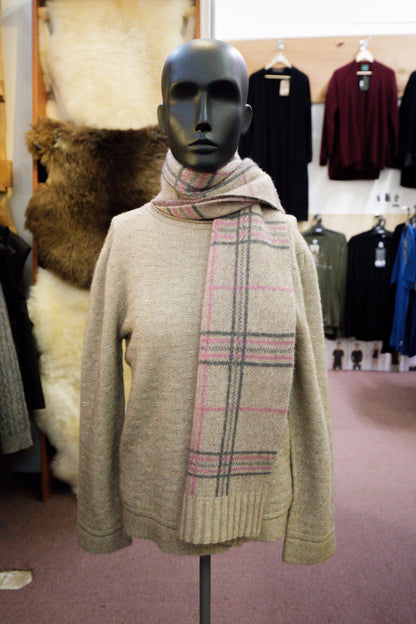 Broad Check Scarf