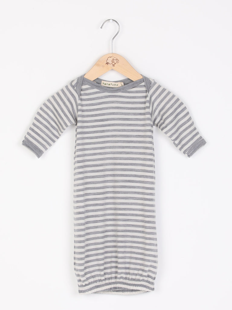 Striped Merino Sleepsuit