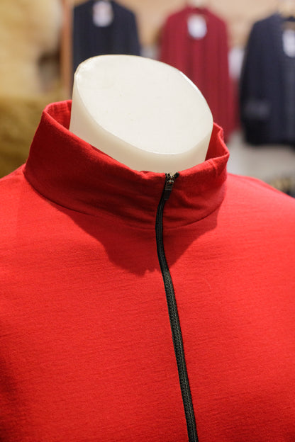 Long Sleeve Zip Neck Shirt