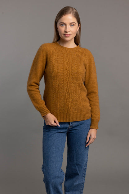 Lace Detail Crew Neck Jumper