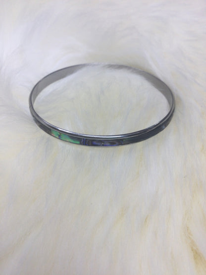 Paua Steel 5mm Bangle