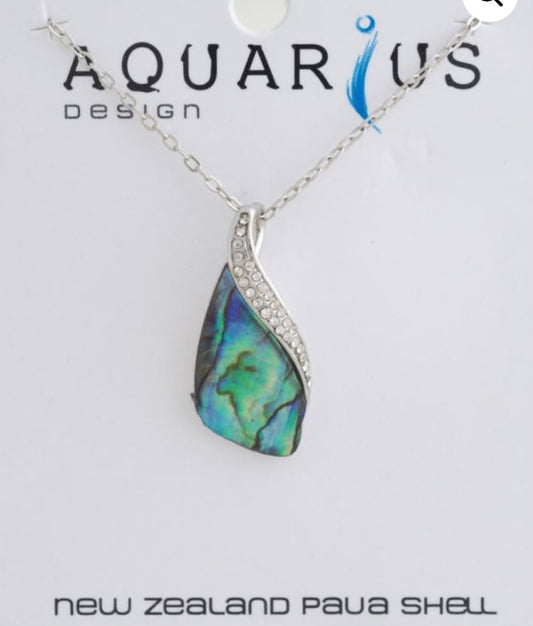 Paua Curve Pendant