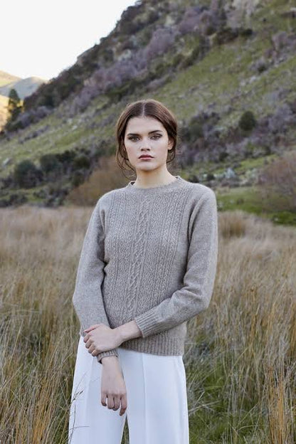 Lace Detail Crew Neck Jumper