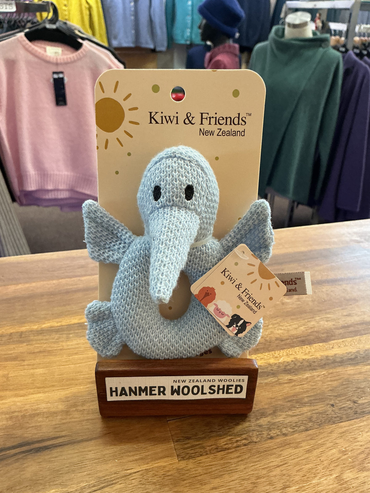 Rattle Kiwi Knitted
