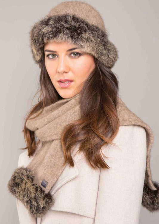 Fur Trim Beanie