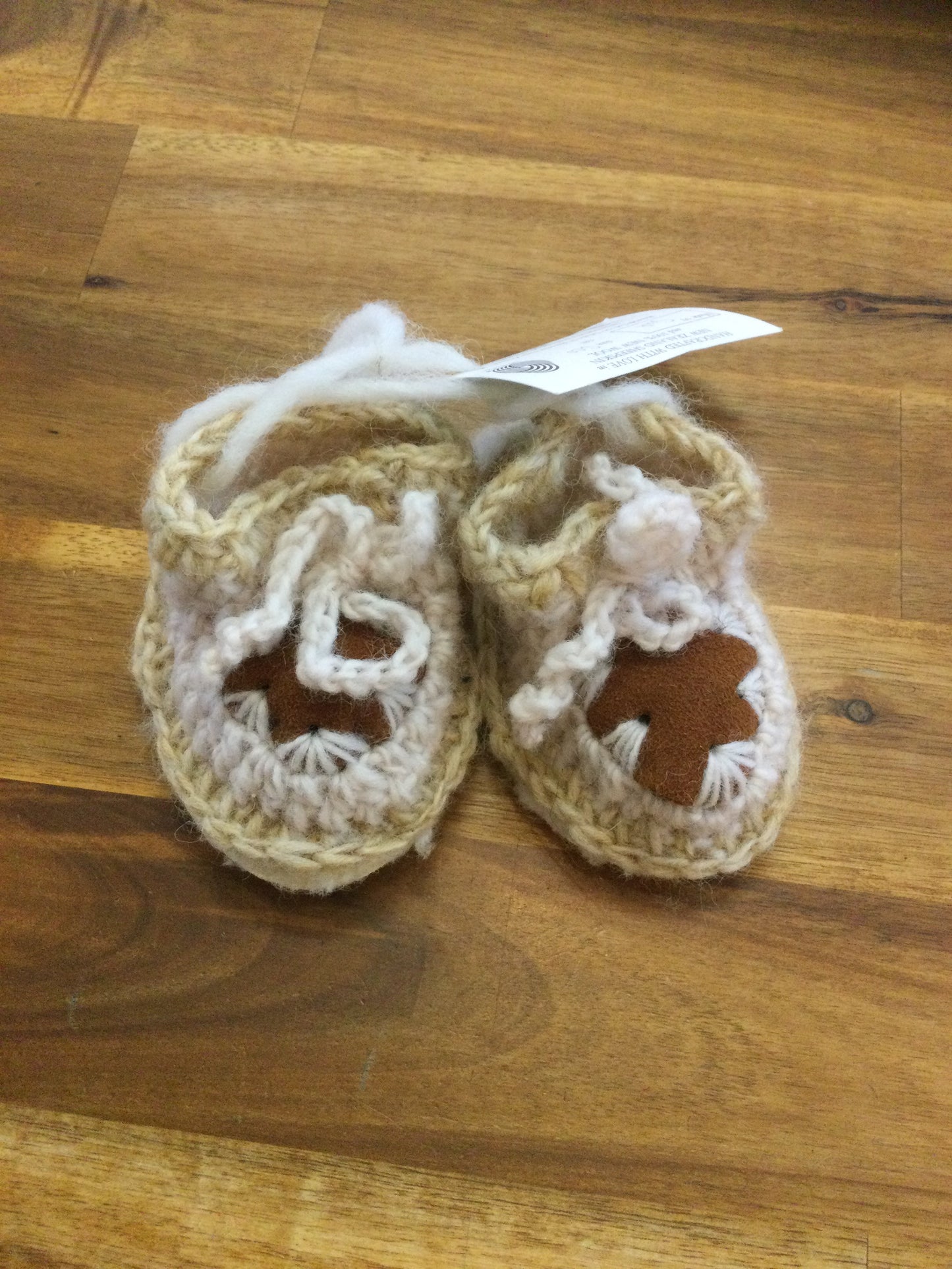 Crocheted Baby Slippers