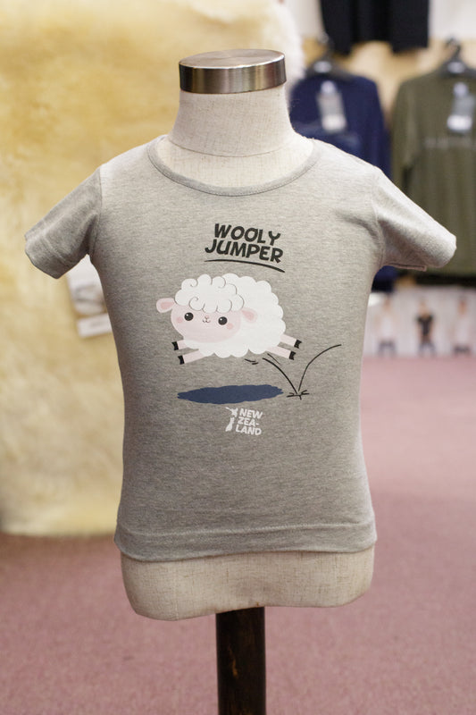 ‘Wooly Jumper’ Grey T-Shirt