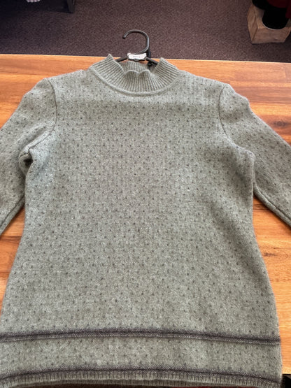 Two Tone Turtle Neck Jersey