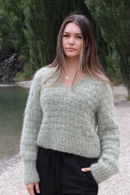 Drybread V Neck Jumper pattern