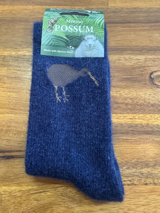 Children Possum Kiwi Sock