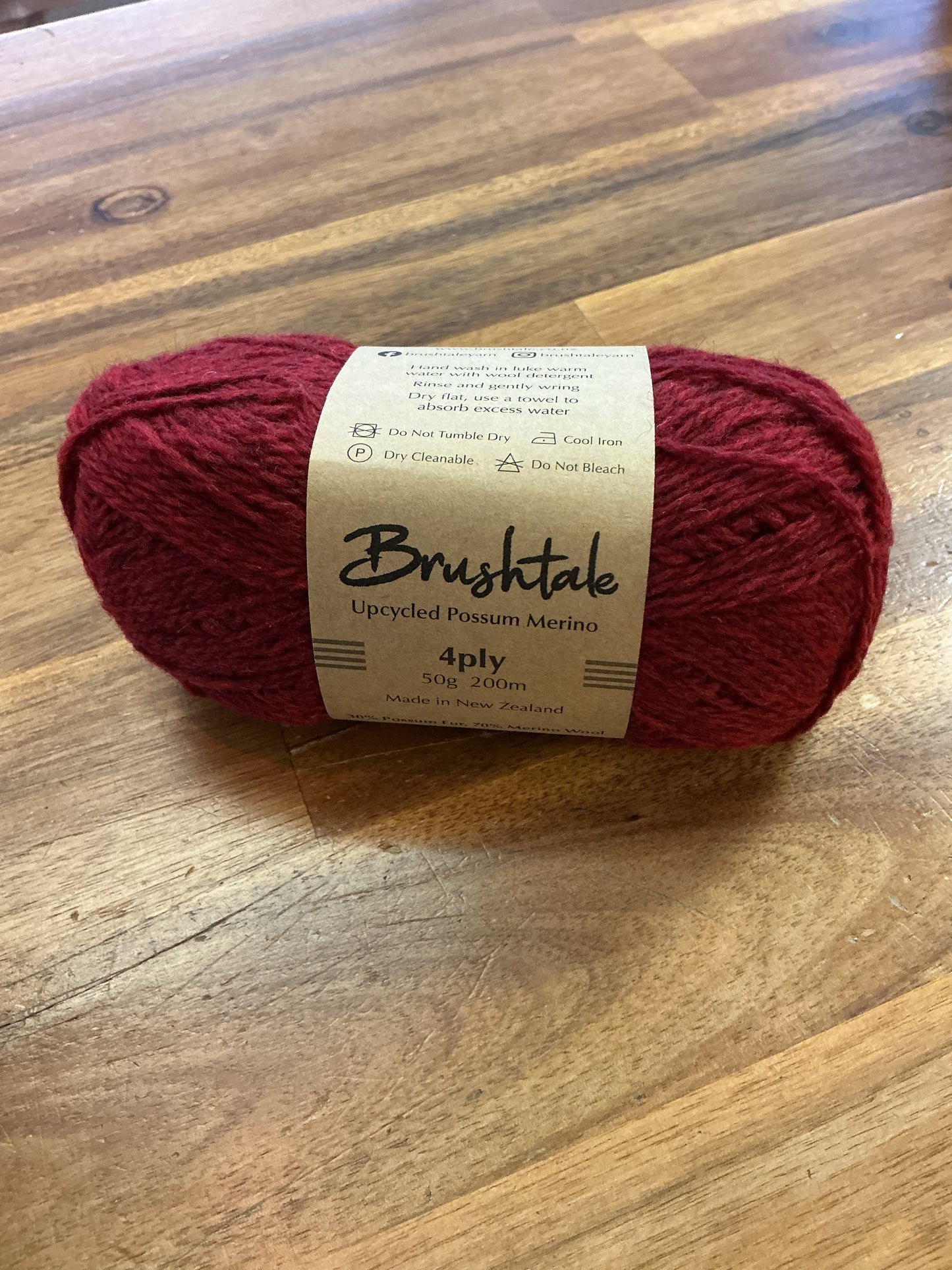Brushtale 4ply Possum Merino Yarn