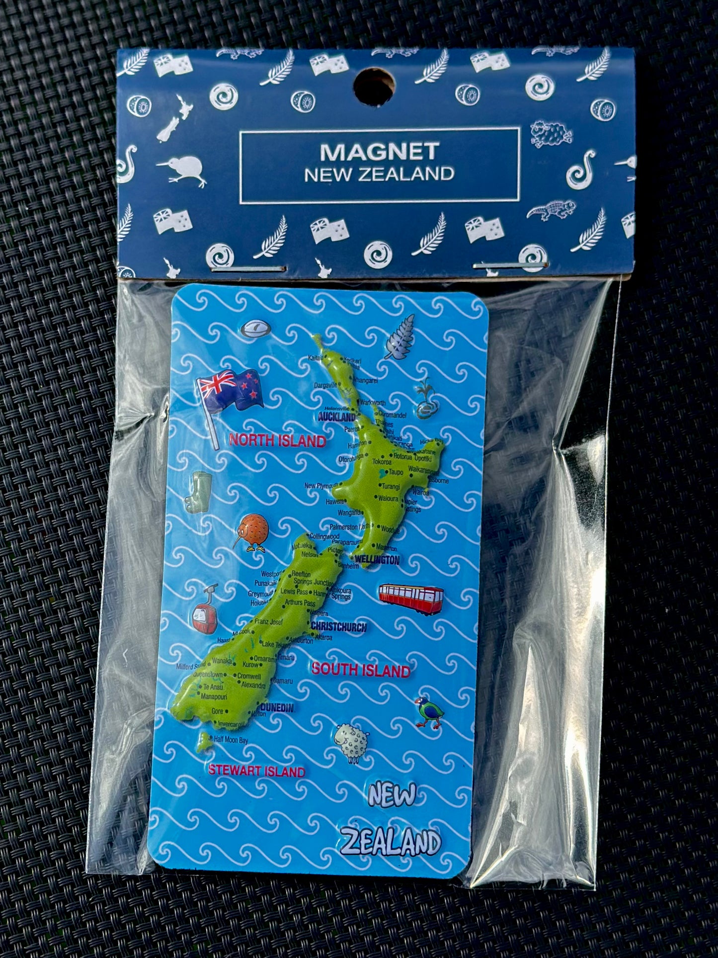 3D Magnet Map of New Zealand