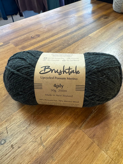 Brushtale 4ply Possum Merino Yarn