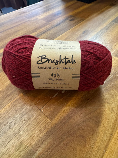 Brushtale 4ply Possum Merino Yarn