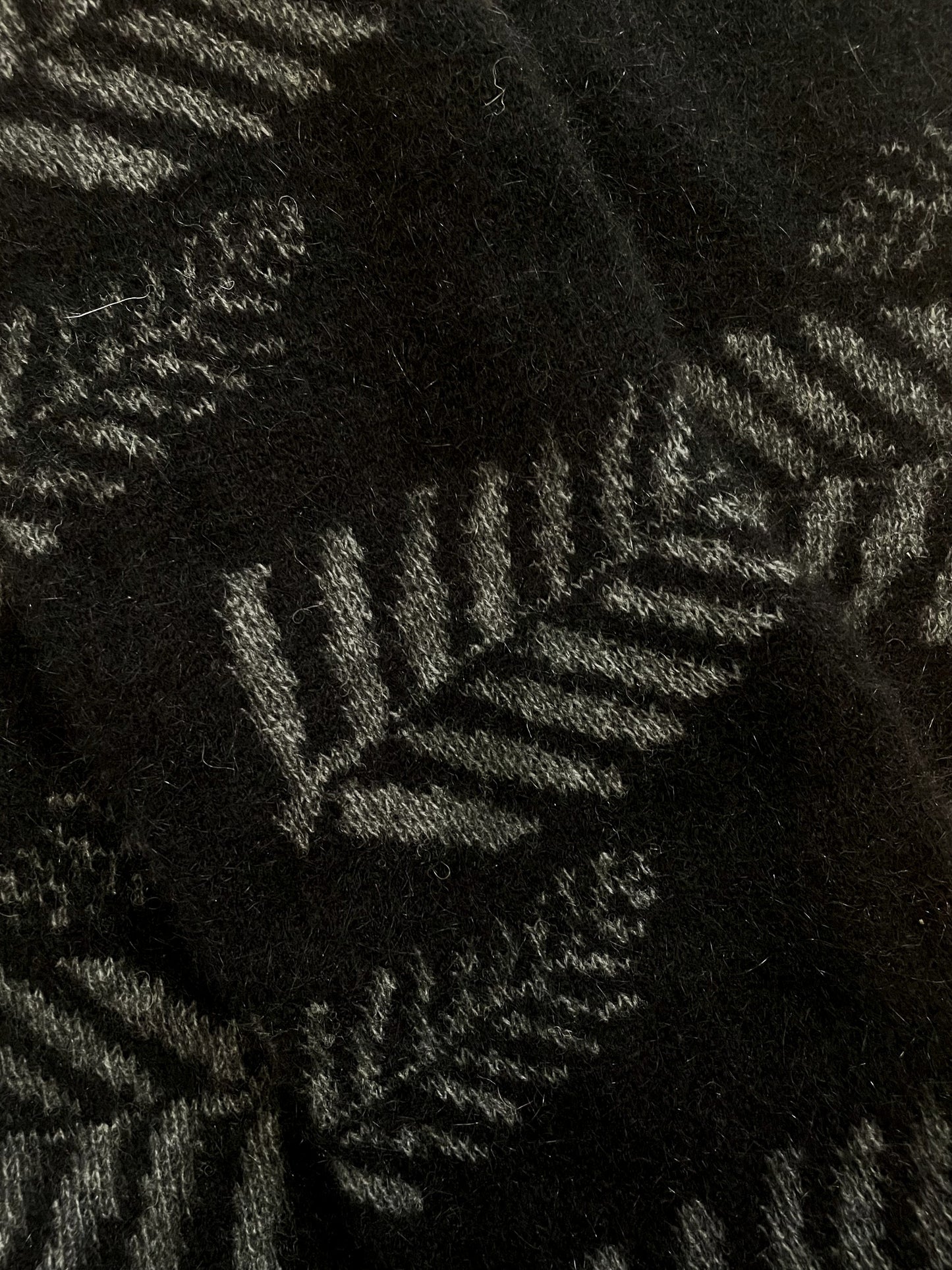 Reversible Fern Scarf