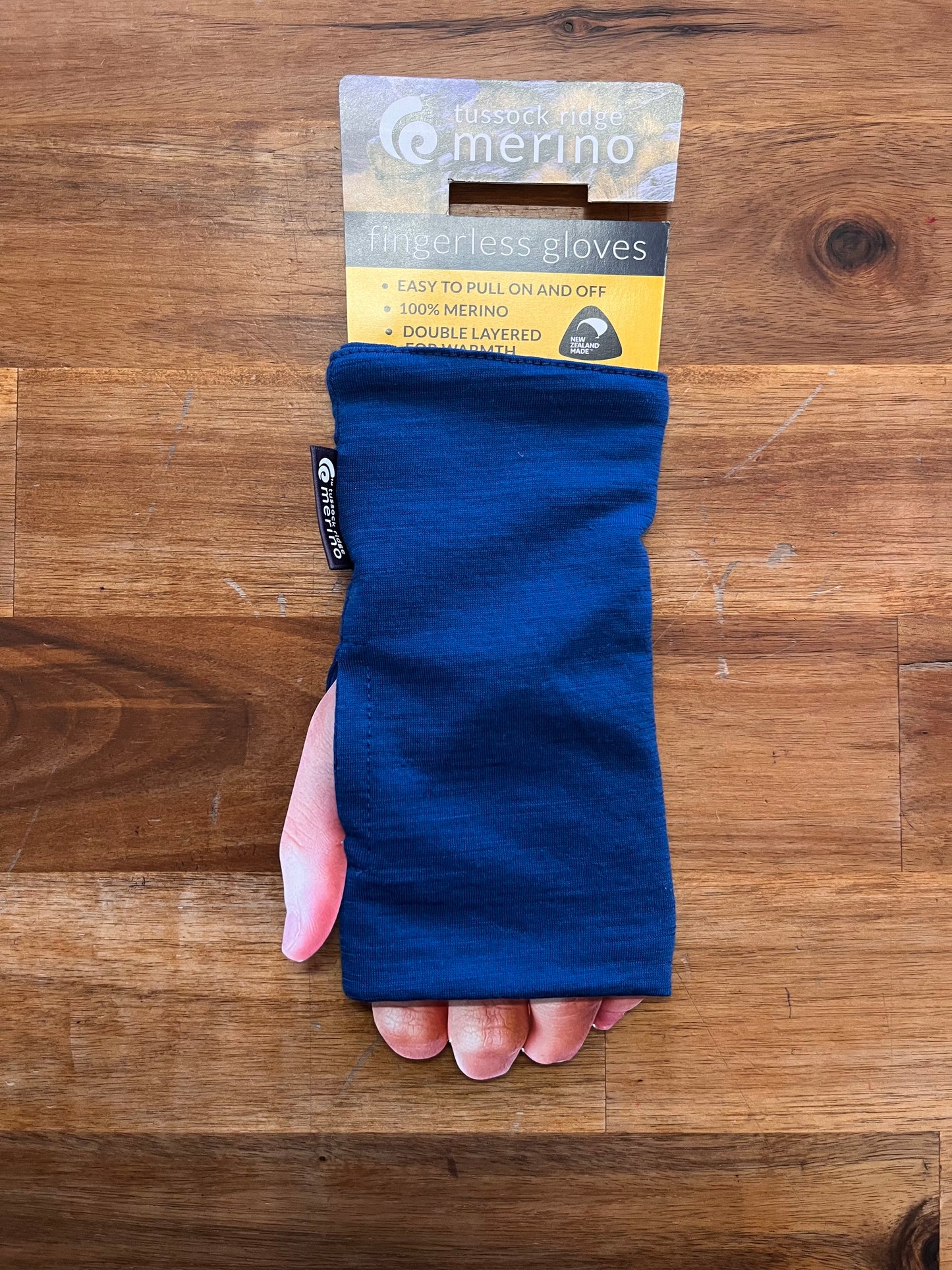 Fingerless Merino Gloves