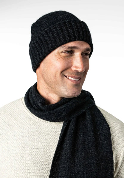 Moss Stitch Plated Beanie