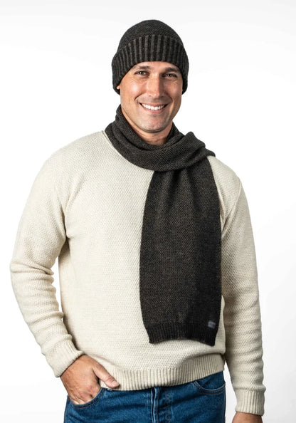 Moss Stitch Plated Beanie