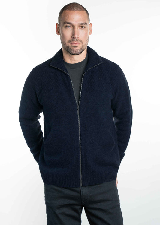Chevron Zip Jacket