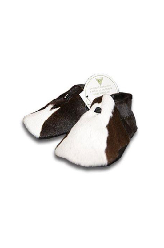 Kids Calfhide Lambskin Sole Booties
