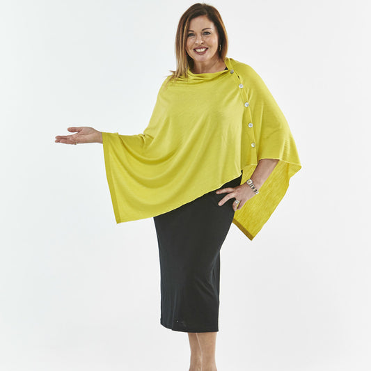 Merino Button Wrap
