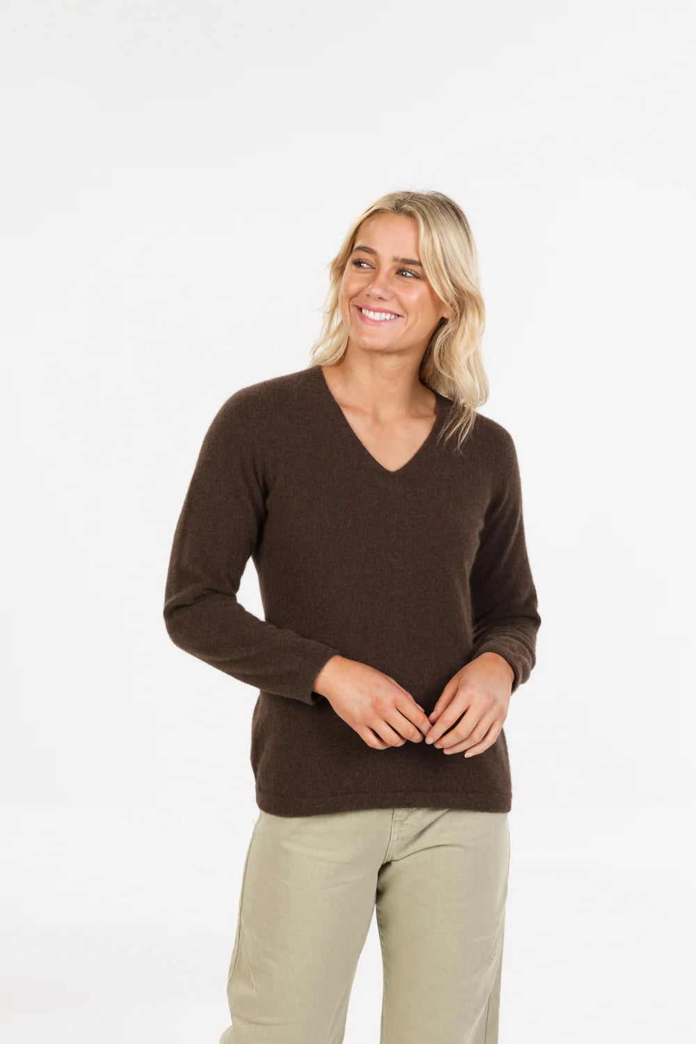 V-Neck Plain Sweater