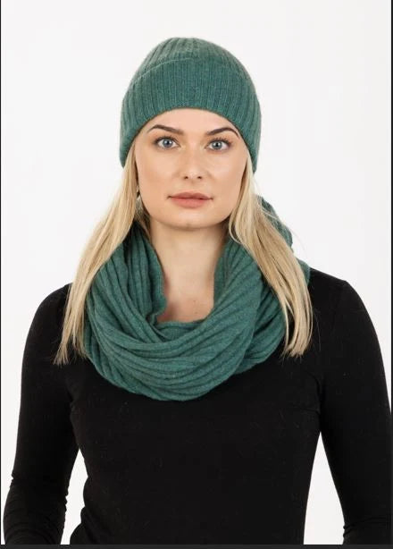 Ribbed Loop Scarf