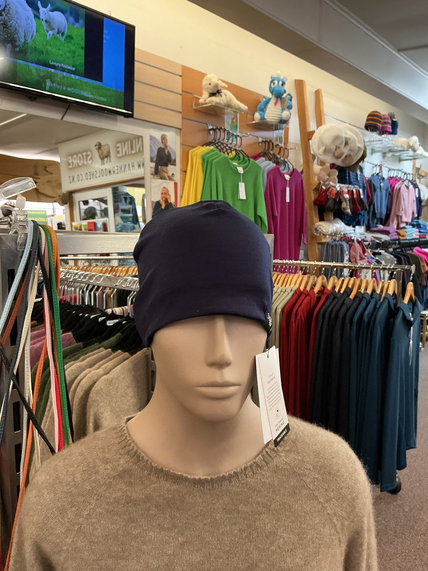 Reversible Fine Merino Beanie