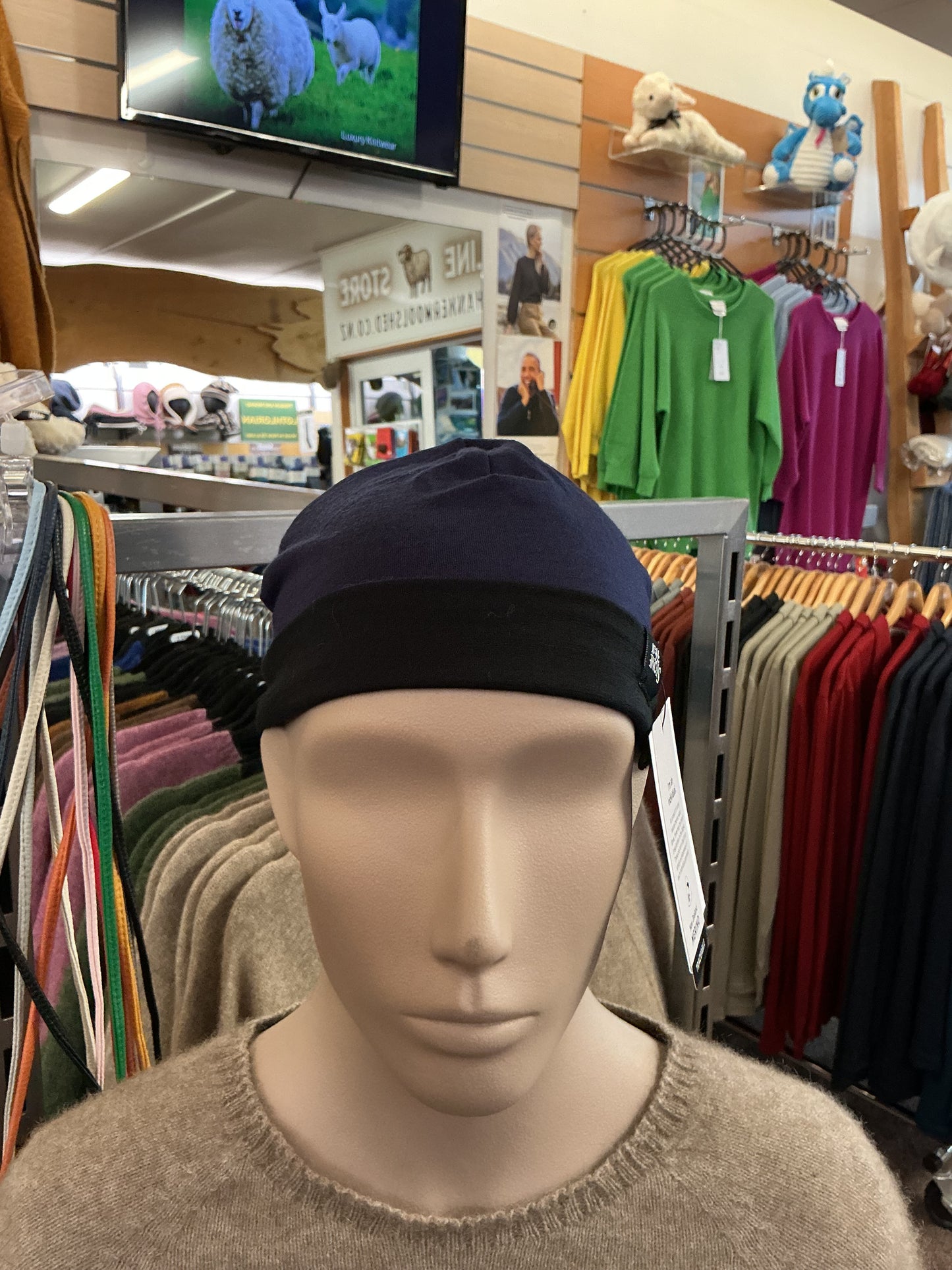 Reversible Fine Merino Beanie