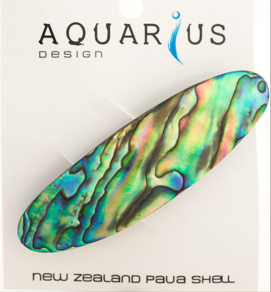 Paua Oval Hairclip