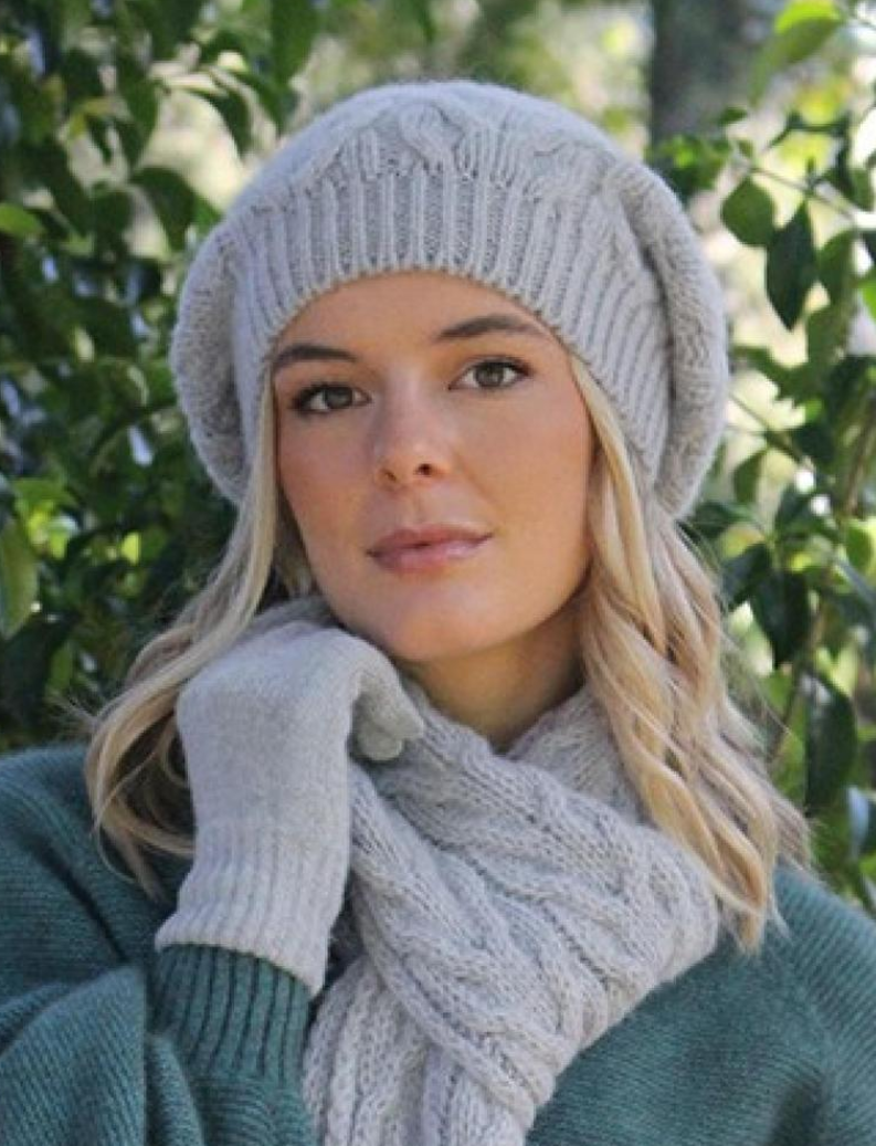 Alpaca Cable Scarf