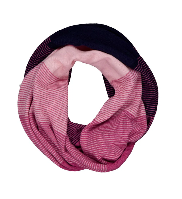 Graduated Stripe Infinity Scarf