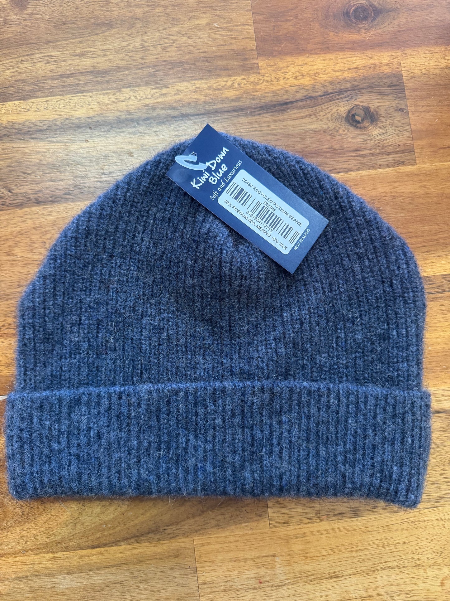 KIwi Down Blue Beanie